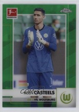 Koen Casteels Chrome Bundesliga 2020/21 Green Refractor /99 #96
