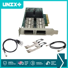 Mellanox 40GbE Ethernet QSFP+ CX314A Dual Port ConnectX-3 PCIe x8 w/ Cable