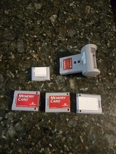 Nintendo 64 Lot- Memory Cards 3 , Controller PAK, And TremorPak PLUS