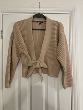 Womens Primark Pink Wrap Around Cardigan Size S