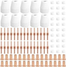 100PK Plasma Cutting Consumables for PT31 LG40 Plasma Cutter Torch Fit Cut40 50