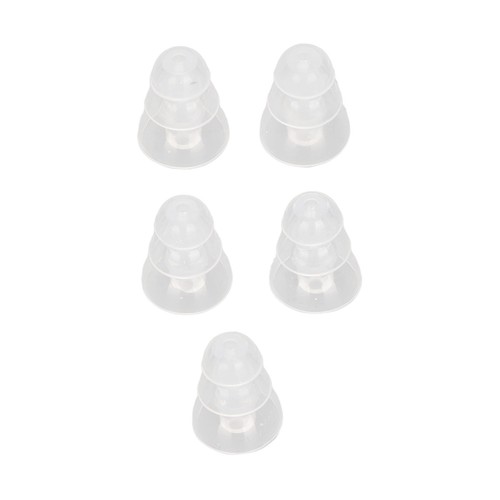5 pezzi tappi per le orecchie per apparecchi acustici 3 strati tappi per le orecchie in silicone morbido BTE - Foto 6 di 22