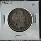 1900 Barber Half Dollar Silver Coin San Francisco Mint Circulated