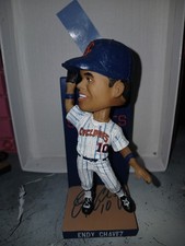 Endy Chavez Signed Brooklyn Cyclones SGA Bobblehead NO BOX NO CERT