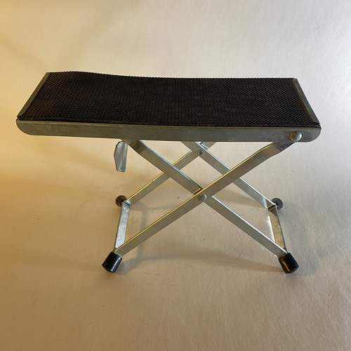 Guitar Foot Rest Stool - Adjustable height with rubber top insert for stability