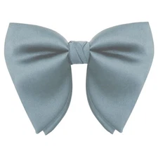 Oversized Bow Ties for Men, Adjustable Pre Tied Mens Bow Tie, Tuxedo Light Blue