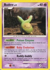 Budew (Artist Yuka Morii) Uncommon Normal 2008 Stormfront 33/100 HP on eBay