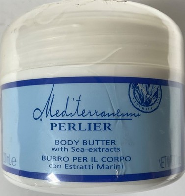 Mediterranlm Perlier Body Butter with Sea Extracts New Factory Sealed 7.0 oz.