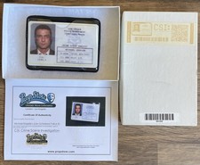 CSI Crime Scene Investigation Original Prop With COA Propstore Marvel Police ID 