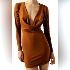 Zara Cowl Front Mini Dress