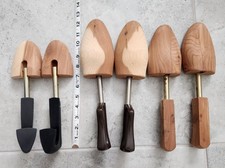 EUC Set-of-3 Shoe Tree Wooden Cedar Shoe Stretchers size S/M 