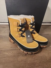 NEW Wmn's SZ 8, Sorel Tivoli V WP Boots Waterproof Insulate NL5113-373 CURRY/BLK