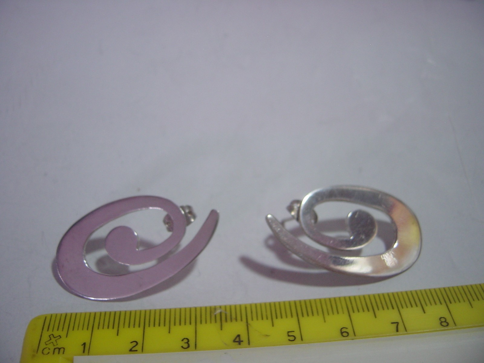 Beautiful solid silver hand made large unusual sw… - image 3