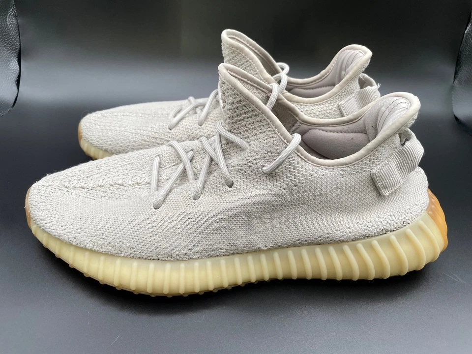 Adidas Yeezy Boost 350 V2 Sesame F99710 Sz 12 Pre Owned No Box - Image 2 of 4