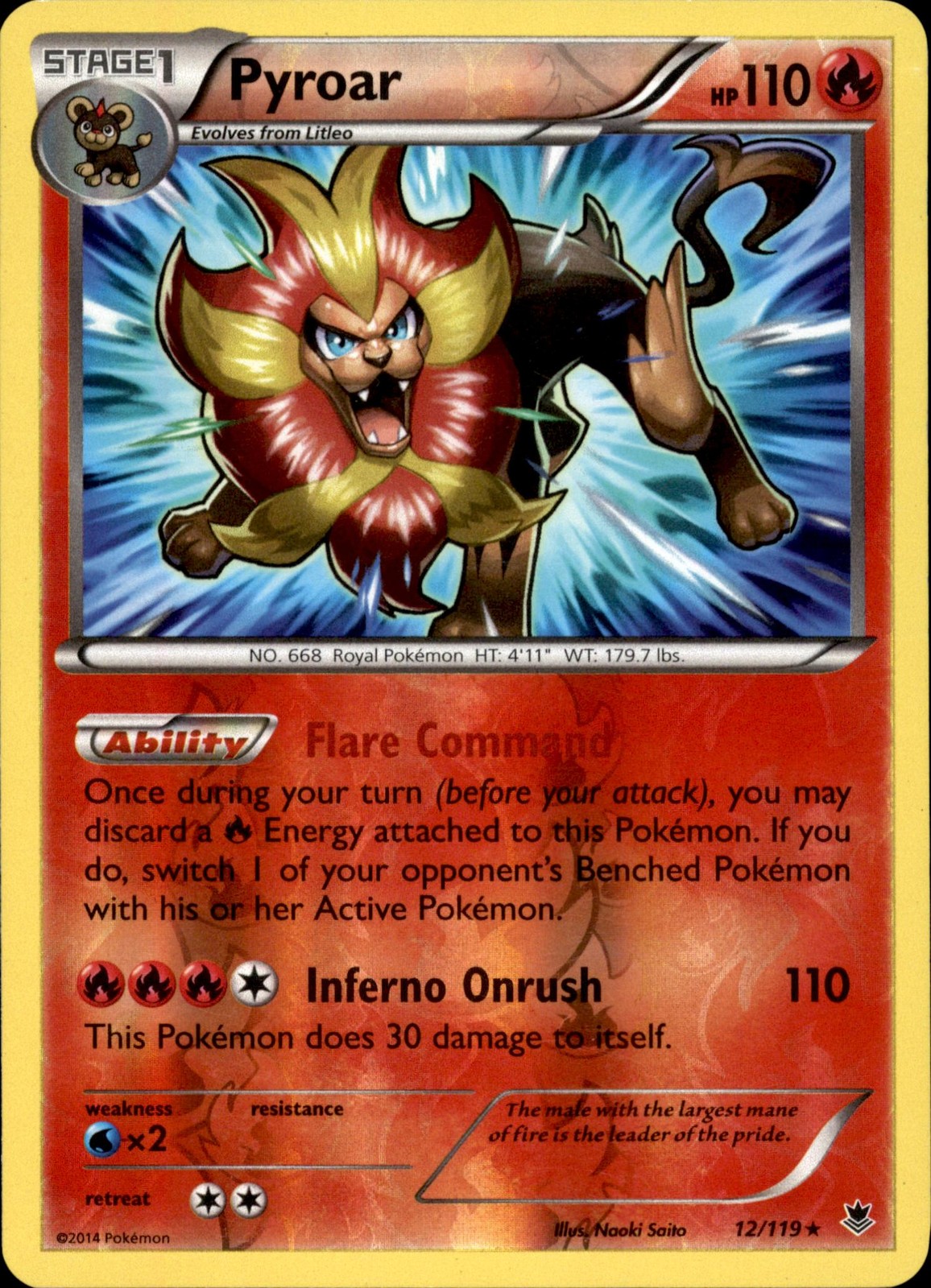 XY - Phantom Forces #12/119 Pyroar