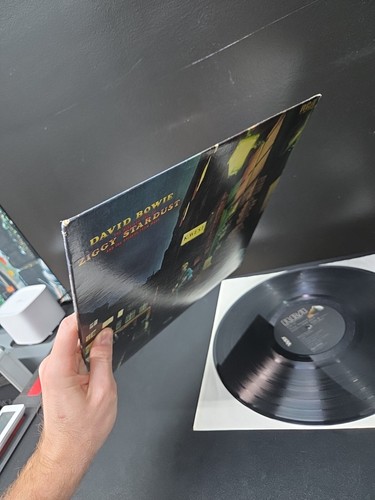 David Bowie Ziggy Stardust Lp Vinyl 1980 OG Press AYL-3843 EX/NM- Wax - Bild 7 von 12