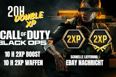 [20 Stunden] Call of Duty Black Ops 7 10 Std 2XP  10 Std 2XP Waffen COD BO7 DLC