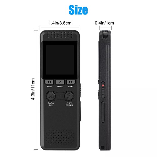 1pc 32GB Digital Voice Activated Recorder Audio Recording Device Meetings Tool - Picture 13 of 13