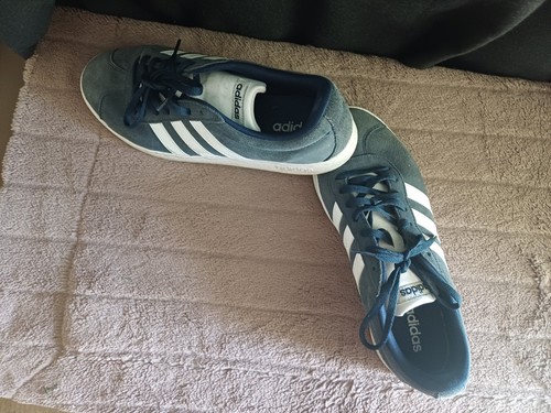 Adidas VL Court 2.0 Suede Navy Blue Men’s Trainers(DA9854) Size UK 9, EUR 43 1/3 - Picture 6 of 15