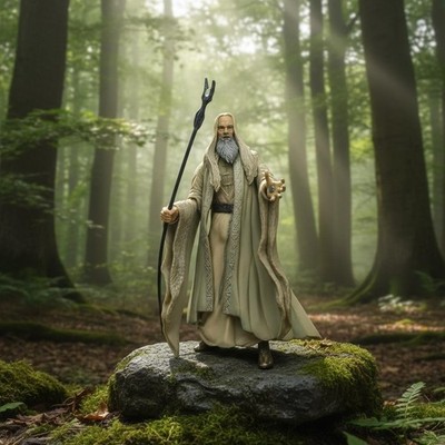 LORD OF THE RINGS - SARUMAN HERR DER RINGE / TOYBIZ 2001
