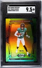 2025 Certified Travis Hunter RC #107 Mirror Green /25 SGC 9.5 Mt+