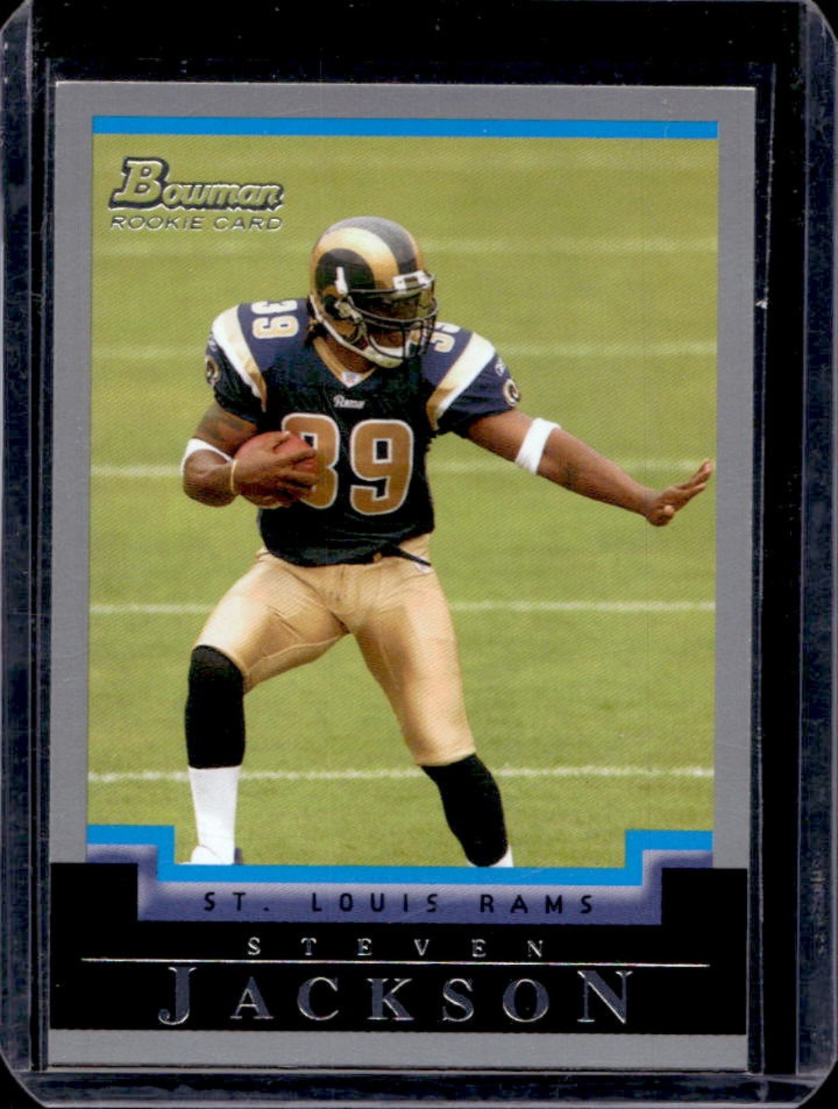 2004 Bowman Steven Jackson Rookie RC #260 Rams