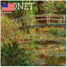 Monet Mini Wall Calendar 2026 7" X 7" ⭐️⭐️⭐️⭐️⭐️