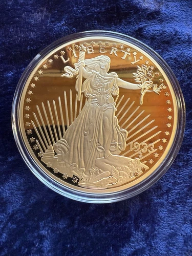 2014 Jumbo Dream GOLD DOUBLE EAGLE 1933  100m 24k-layered Commemorative Coin