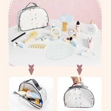 Wooden Makeup Toy Set Gifts Play House Beauty Salon Game Girls Children Kids