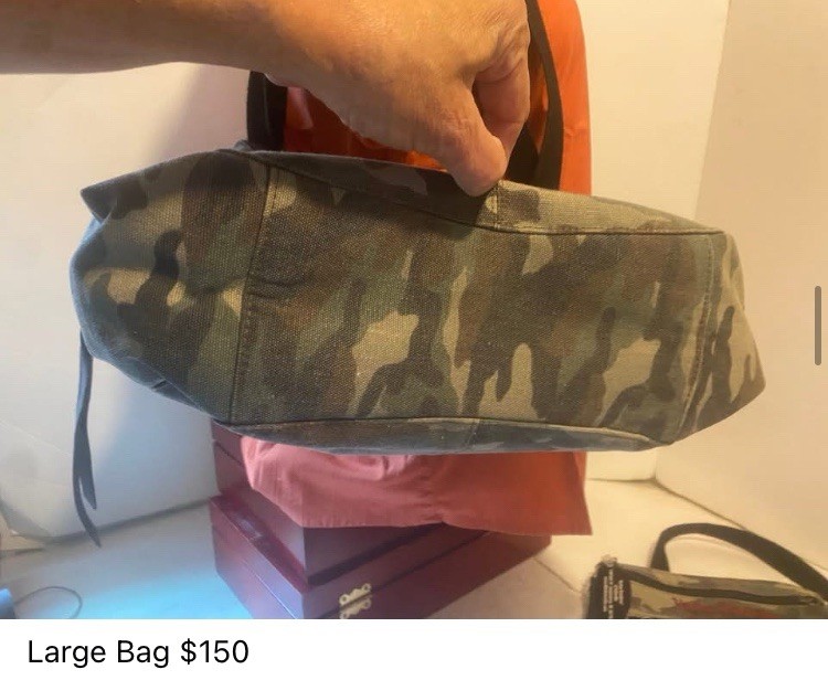 harley davidson ladies vintage camouflaged purse image 8