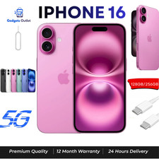 Apple iPhone 16 128256GB  Unlocked Smartphone Brand New Sealed Phone All Colors