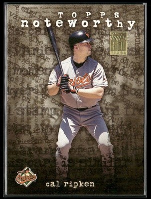 2001 Topps #TN12 Cal Ripken Jr. Noteworthy