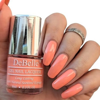 Debelle Gel Nagellack Peach Pannacotta (Creamy Peach Nagellack) | Nicht UV - ...