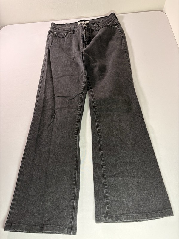 Levi's Women's 512 Perfectly Slim Bootcut Jeans Black Size 10 Medium