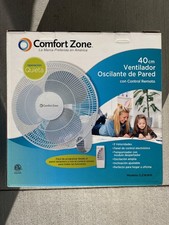 Comfort Zone Cz16wr 16 Inch Wall Mount Fan - White Comfort Zone Cz16wr 16 Inch Wall Mount Fan - White