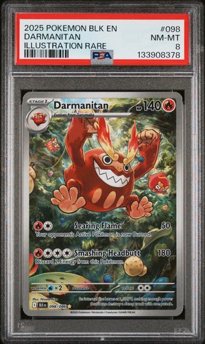 Darmanitan graded PSA 8 for sale on eBay
