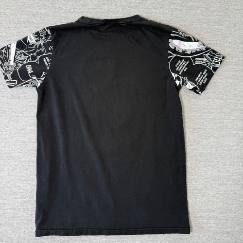 One Piece Roronoa Zoro Manga Graphic T-Shirt Black XL Anime Slim Fit - Picture 3 of 9