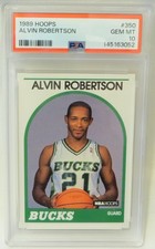 Alvin Robertson **PSA 10** GEM MINT 1989 NBA Hoops Basketball #350