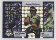 2020 Mosaic Flea Flicker Prizm DK Metcalf Marshawn Lynch Russell Wilson 0c7u