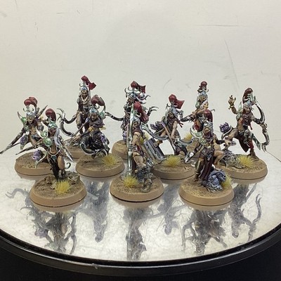 Warhammer AoS Hedonites of Slaanesh Blissbarb Archers fully painted BD122834
