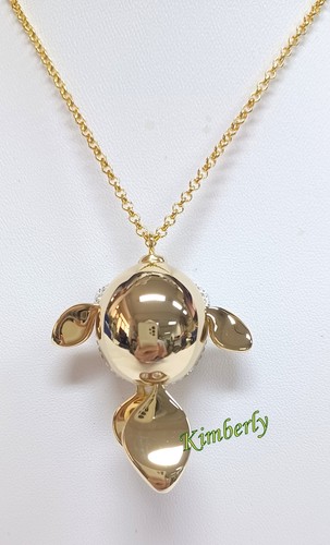 Swarovski Lychee-Goldfish Pendant Long/Large 3D Moving Tail Fins Crystal 1110471 - Picture 9 of 10