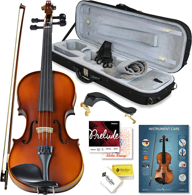 #ad Bunnel Pupil Violin Outfit 4 4 Full Size with Carrying Case and Accessories $593.28