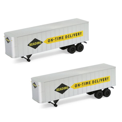 2 Units Evemodel Trailers N Scale 1:150 Model Trailer for Railway Tractor C15066 - Picture 15 of 15