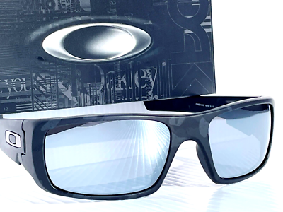 Oakley CRANKSHAFT Shadow Camo POLARIZED Galaxy Chrome Mirror Lens