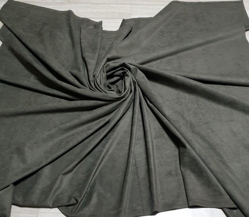 HEAVY JACKET GRADE FAUX SUEDE LEATHER LIKE FABRIC CLOTH CAR UPHOLSTERY SOFA 60"W - Picture 116 of 552