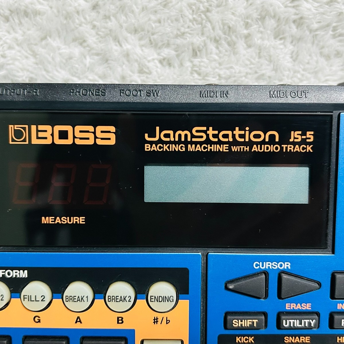 Boss JS-5 JamStation Jam Station Rhythm Backing Jamming Drum