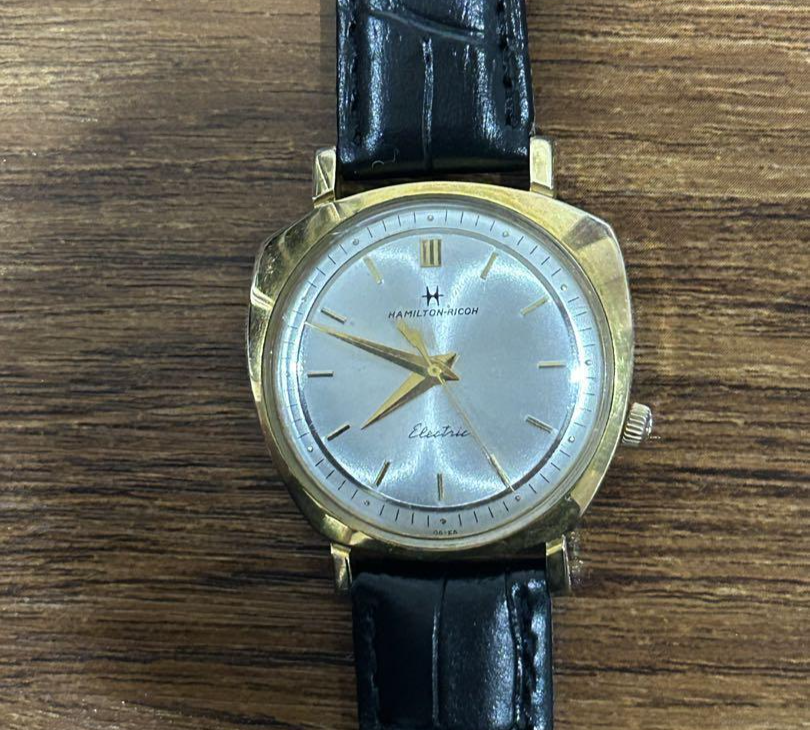 Hamilton Ricoh Electric Men's Watch Silver Dial Analog