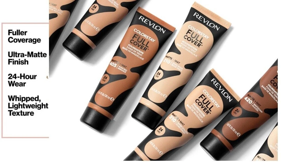  Revlon ColorStay Full Cover Longwear Matte Foundation