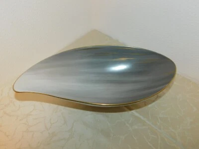 Bol En Porcelaine Décoratif En Forme De Rein Rosenthal Années 60 ! - Photo 1/4