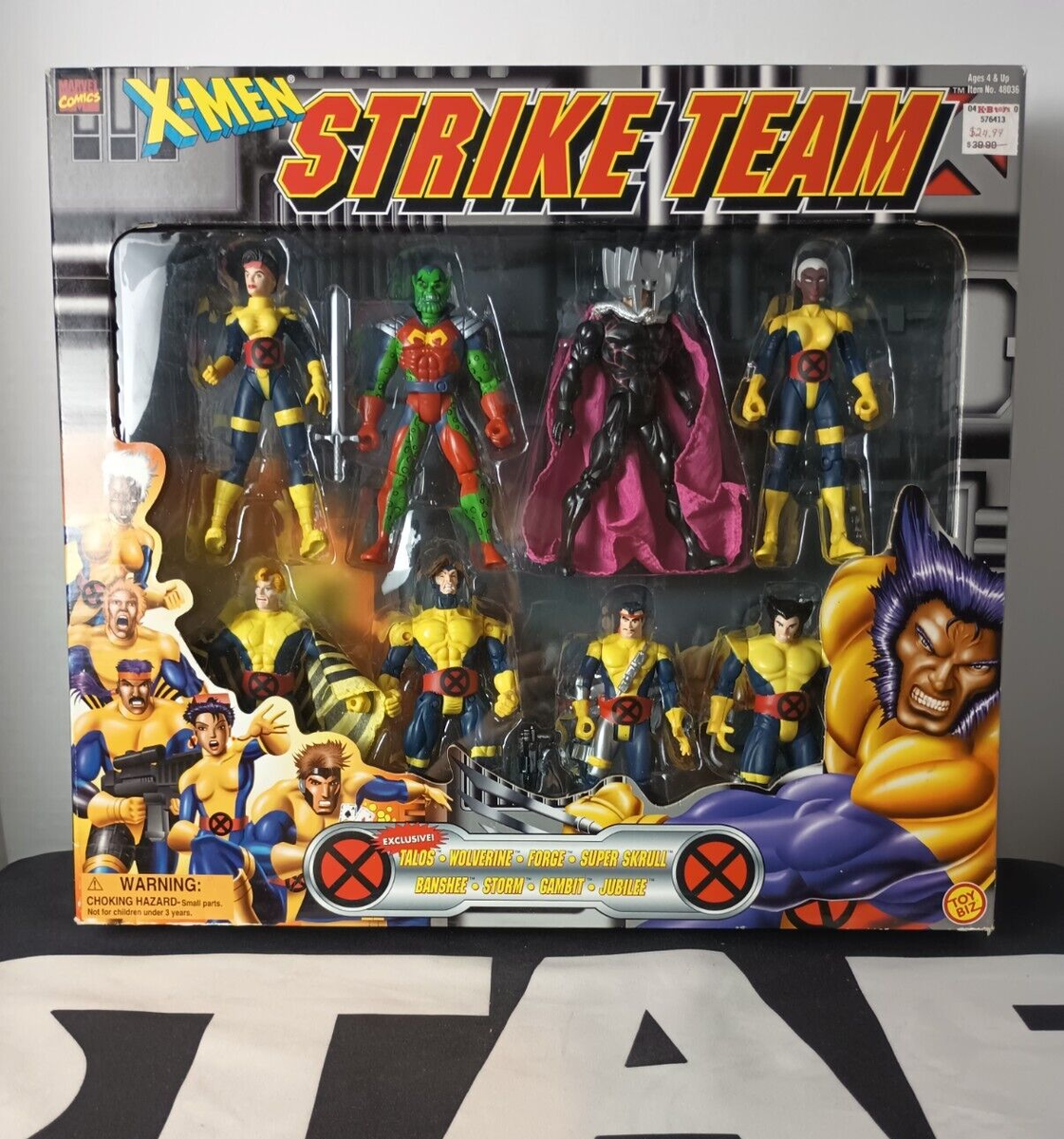X-Men Strike Team 8 Pack KB Toys EXCL MARVEL COMICS ToyBiz X-Men Strike Team 8 Pack KB Toys EXCL MARVEL COMICS ToyBiz